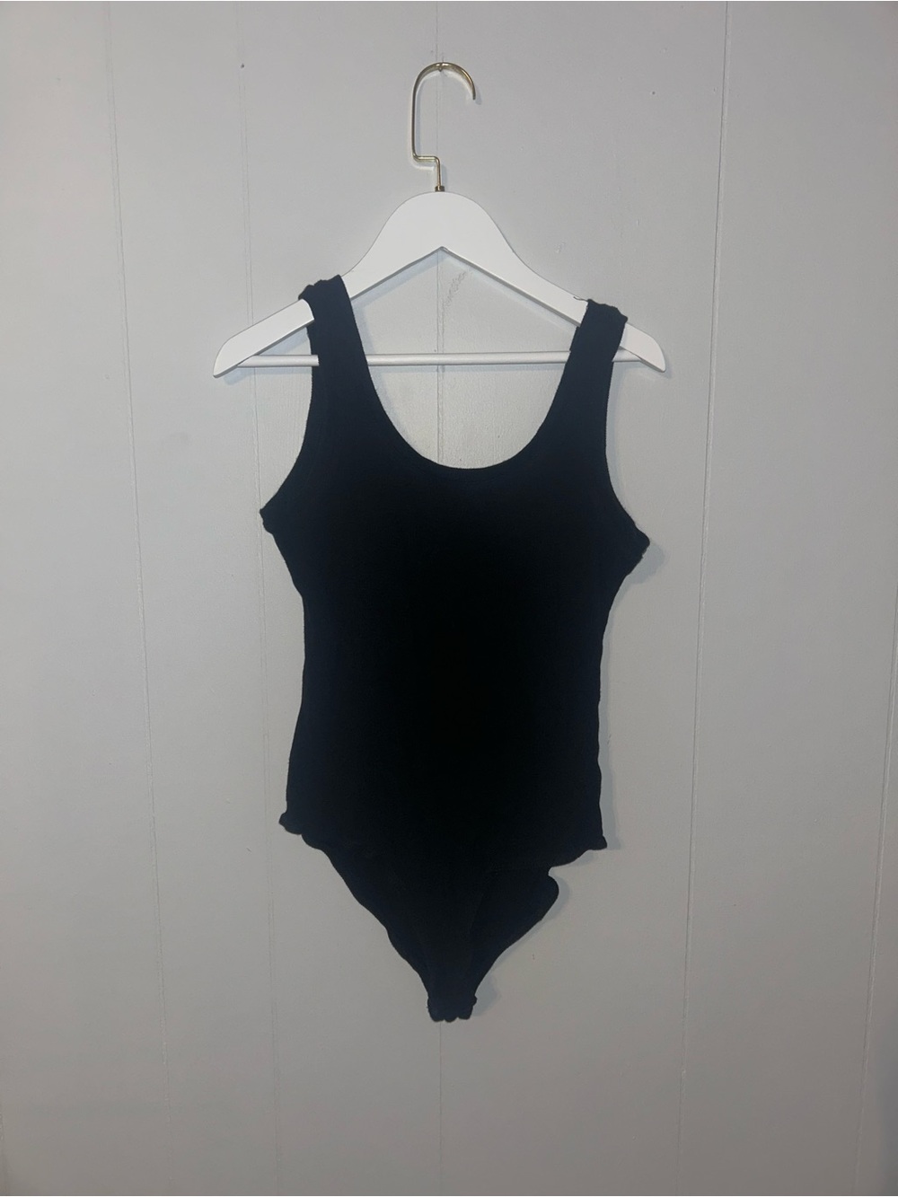Classic Black One-Piece Tank Bodysuit